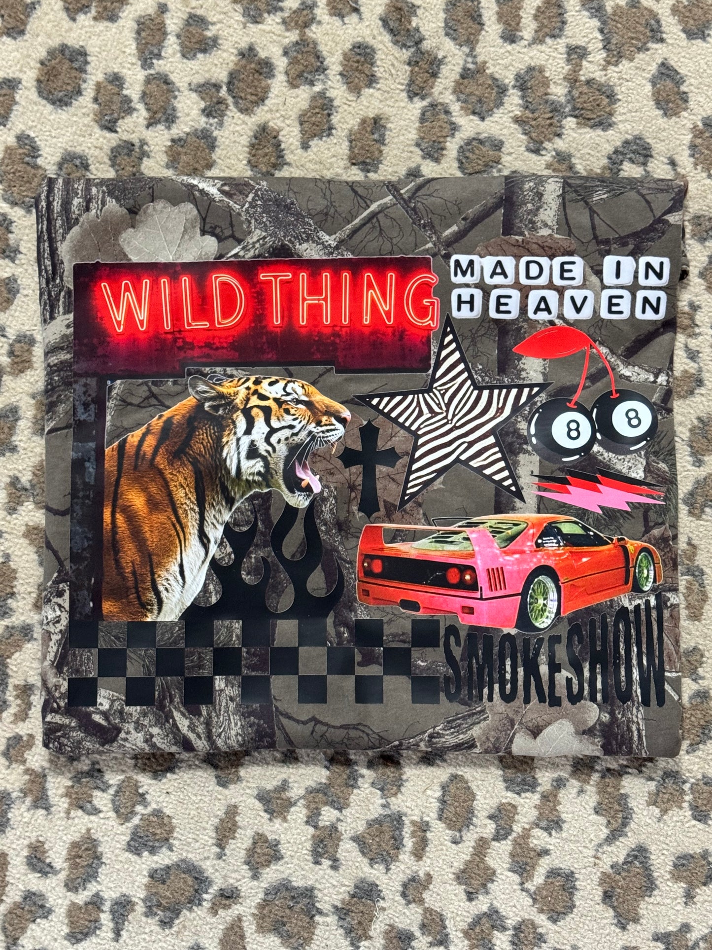 Wild Thing Boxy Camo Tee