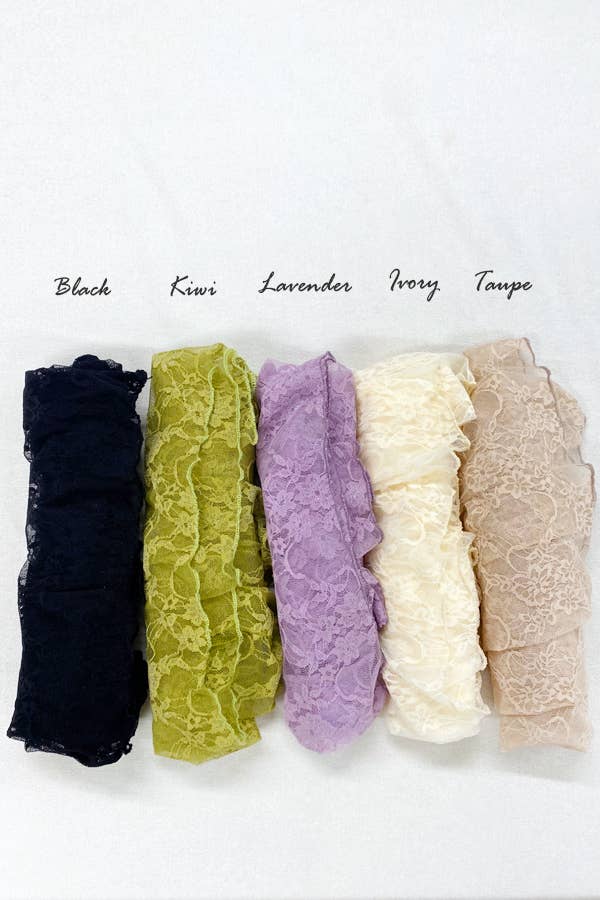 Floral print lace long sleeves top KRT1739 (Plus available)