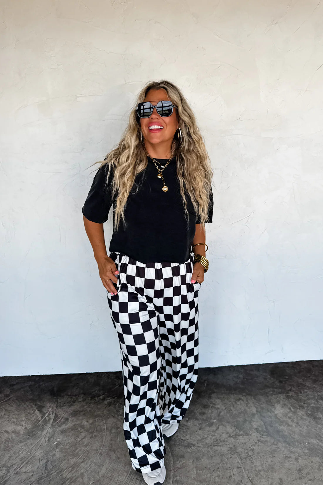 BLAKELEY Checker Pop Pants