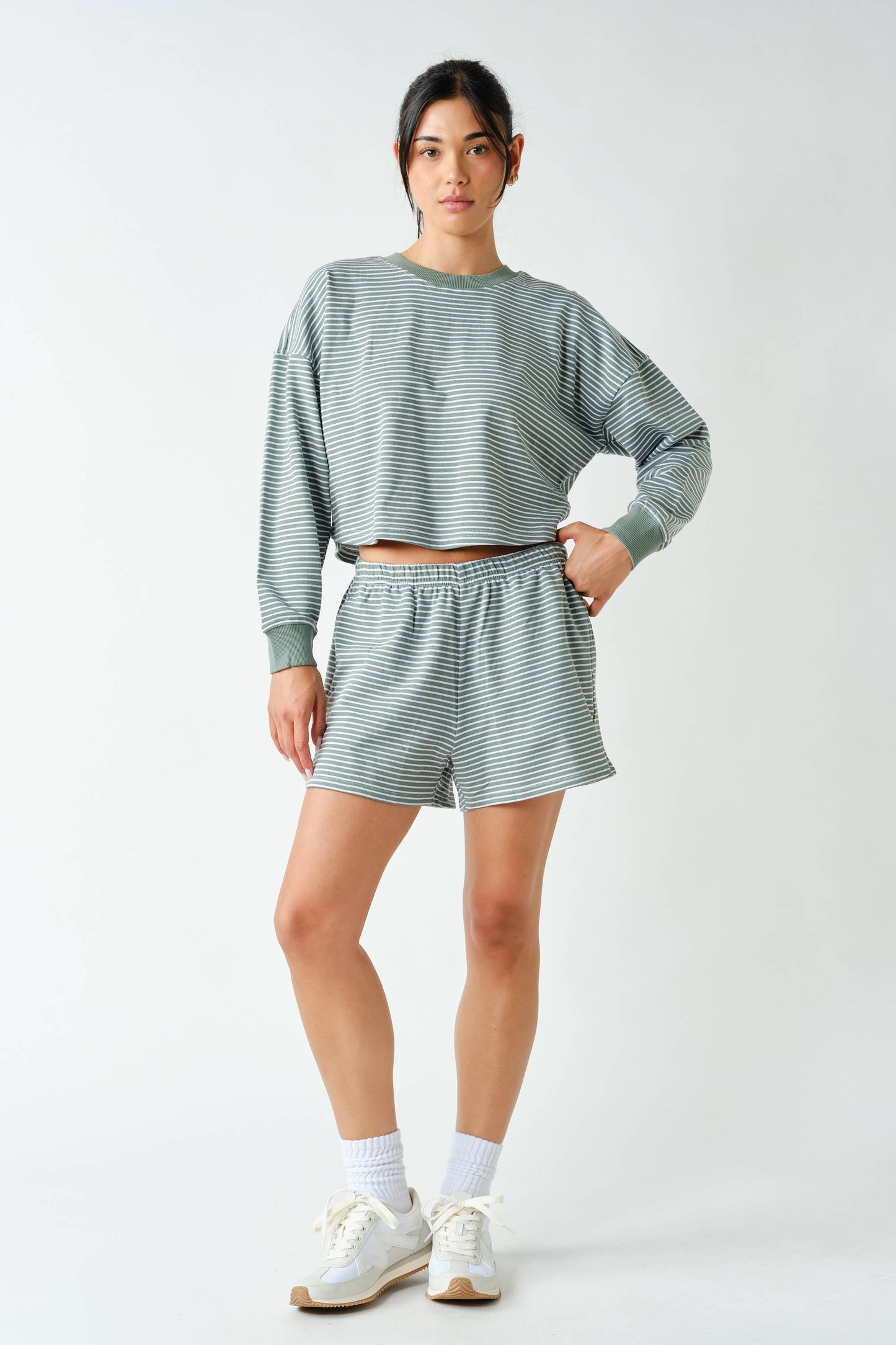 BoStripe Crewneck Set