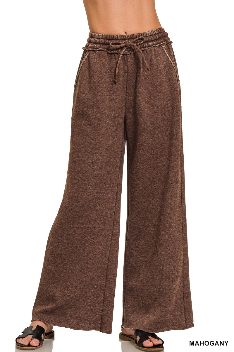 Zenana Wide Leg Sweatpants
