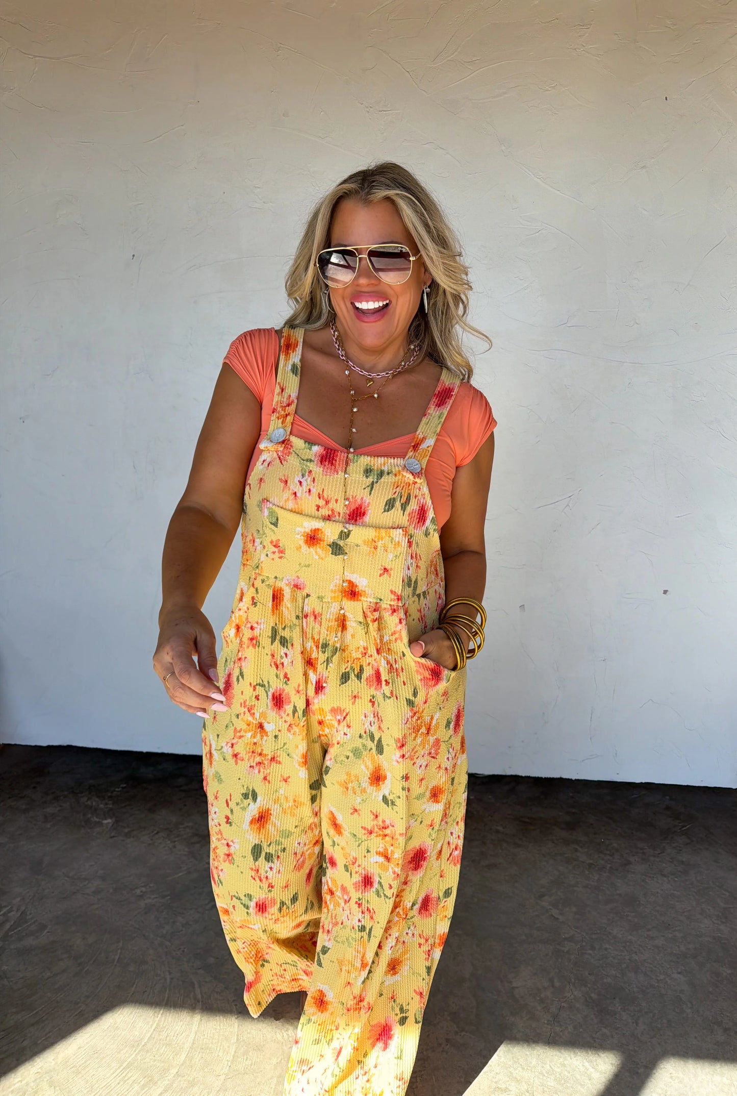 Spring Floral Karli Overalls