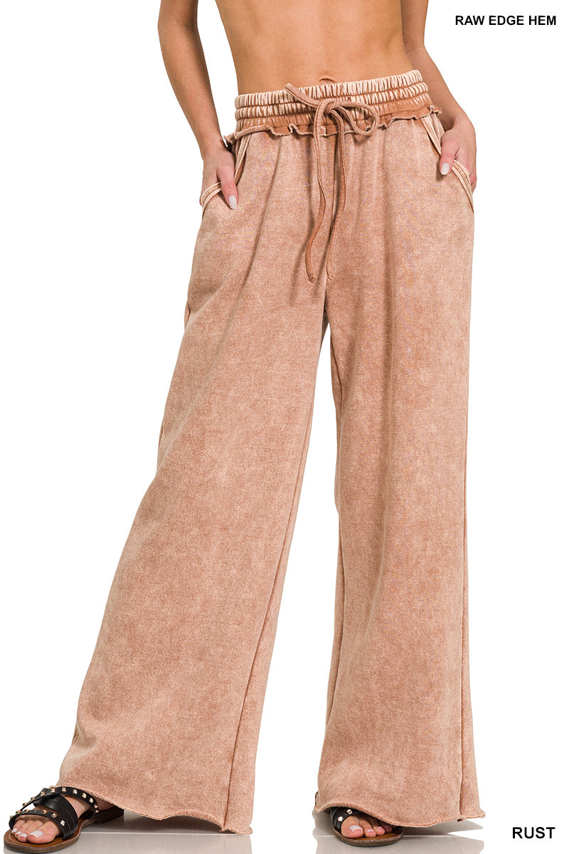 Zenana Wide Leg Sweatpants