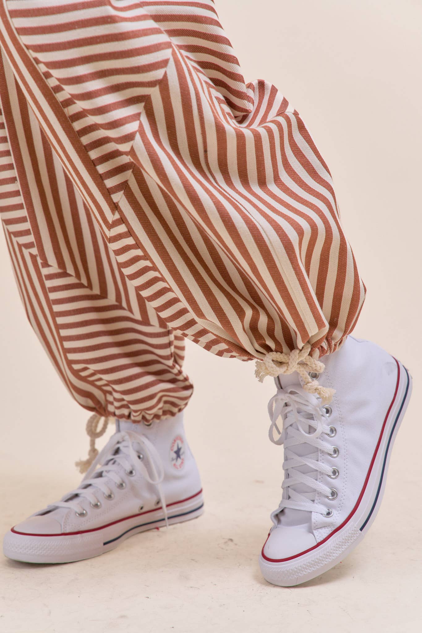 Striped Parachute Pants