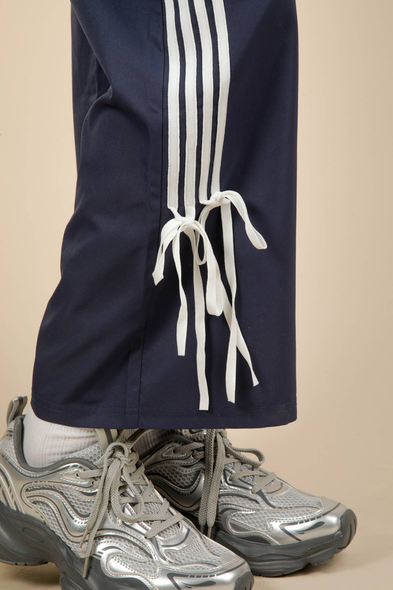 Side Ribbon Jersey Pants