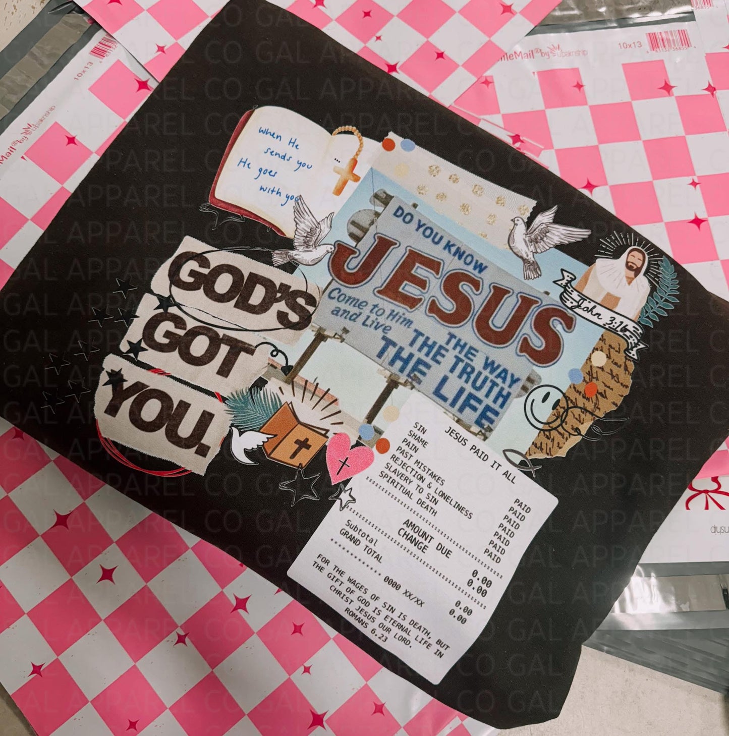 God’s Got You Collage Tee