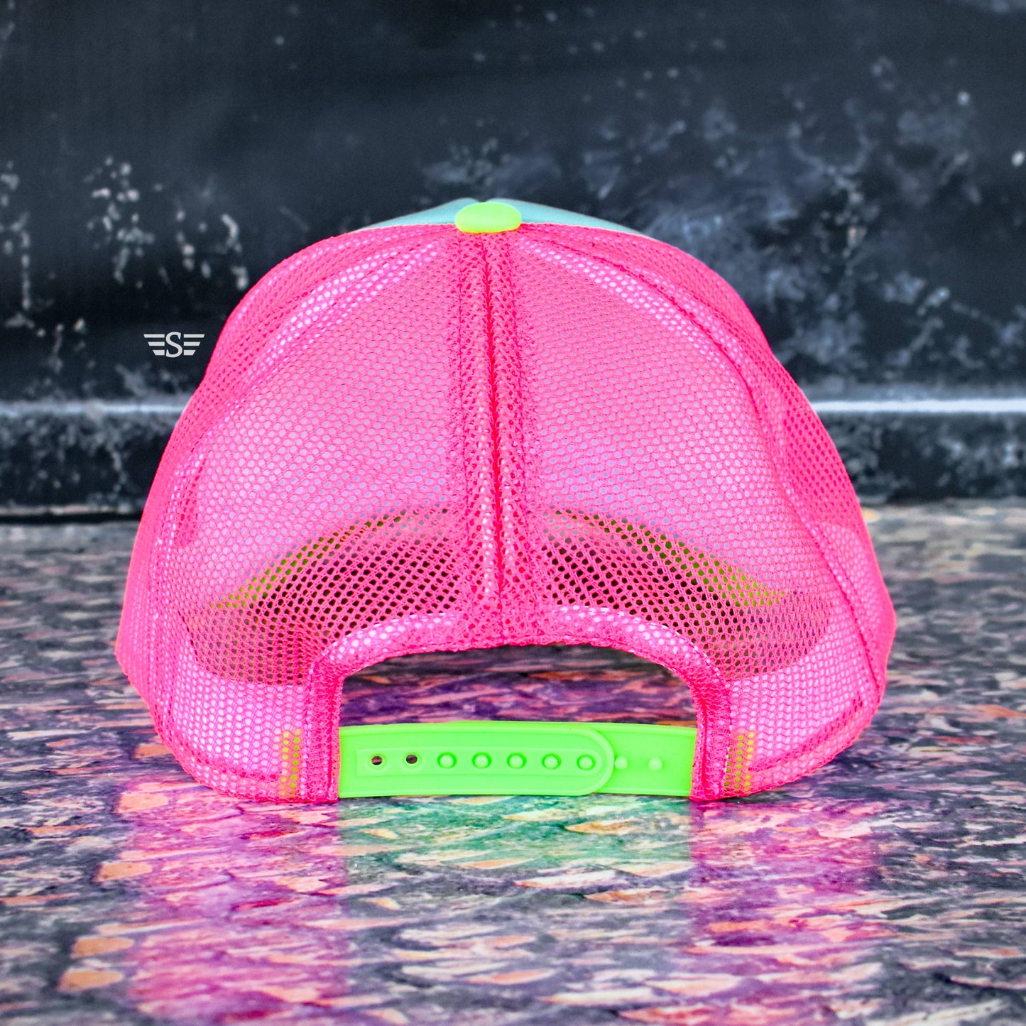 Tri Color Mesh Trucker Cap