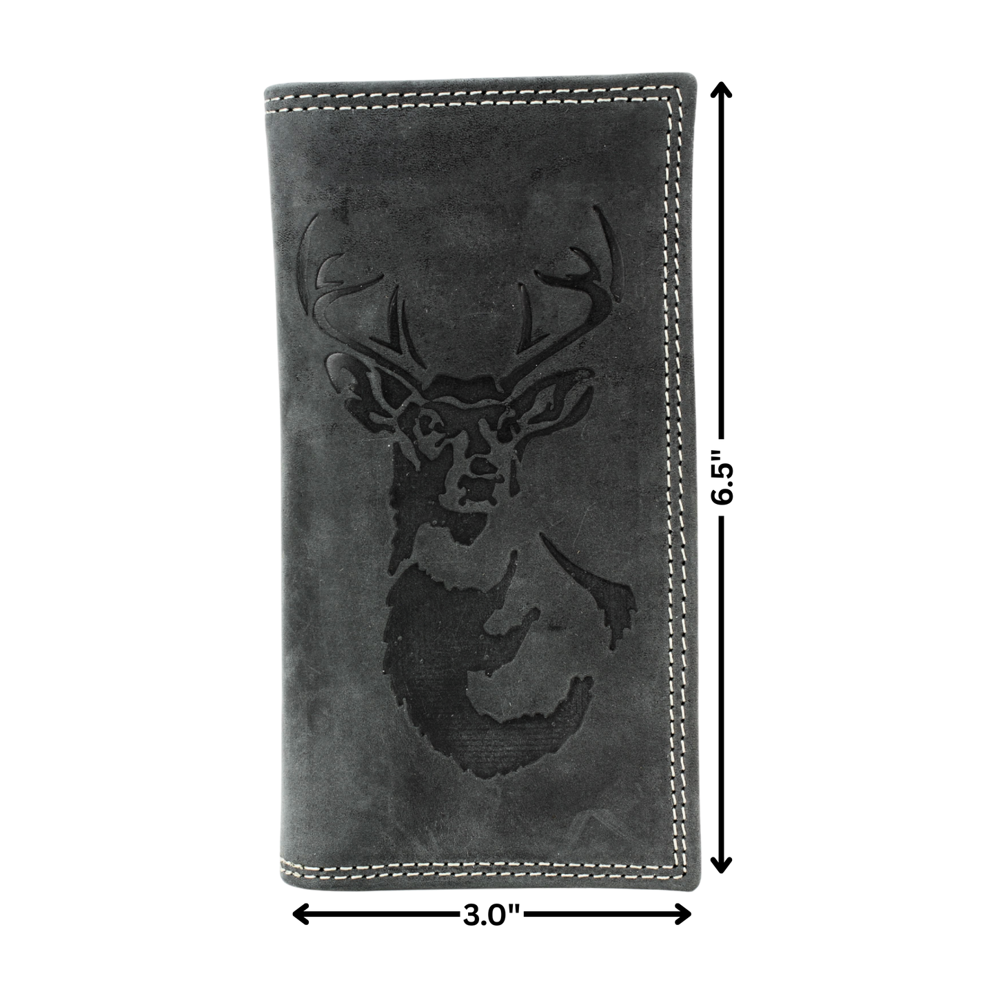 Men’s Rodeo Wallet with Deer Emboss ABMWVT 07
