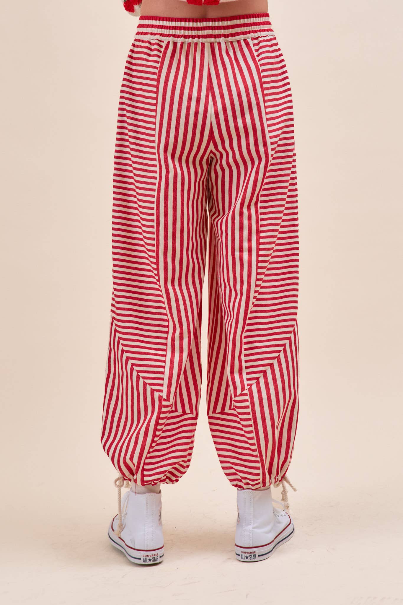 Striped Parachute Pants