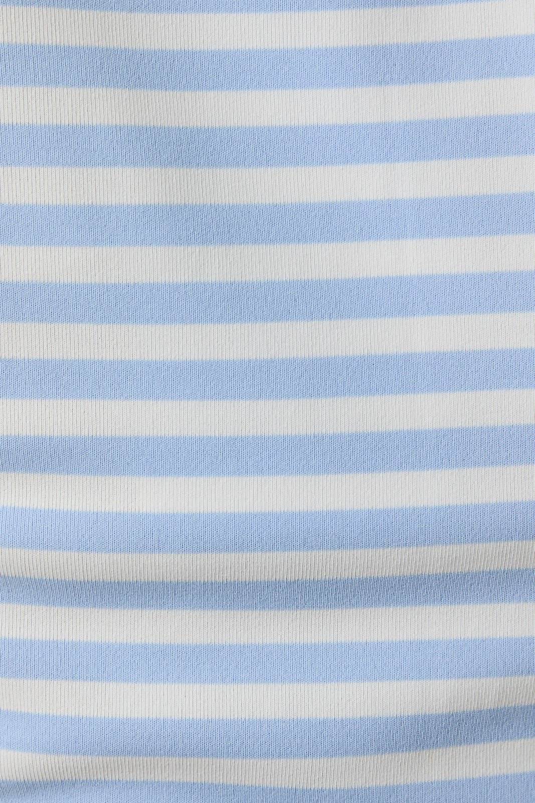 HIGH NECK STRIPE TOP