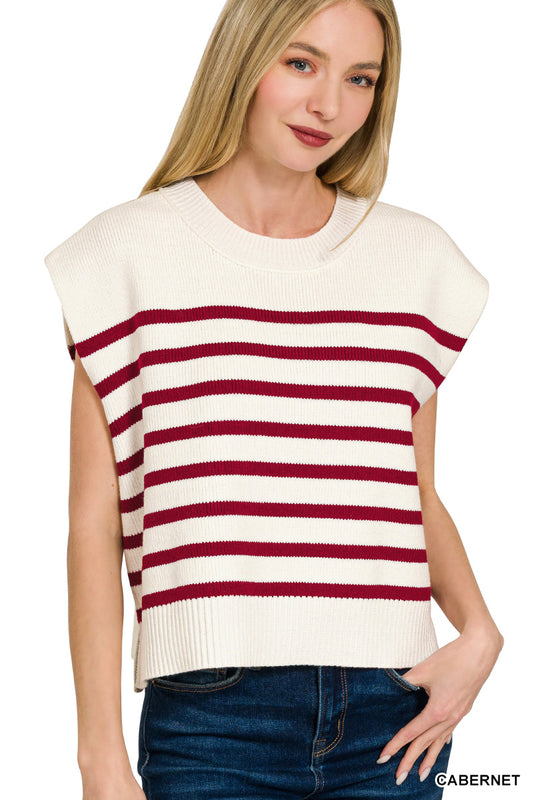 Striped Knit Sweater