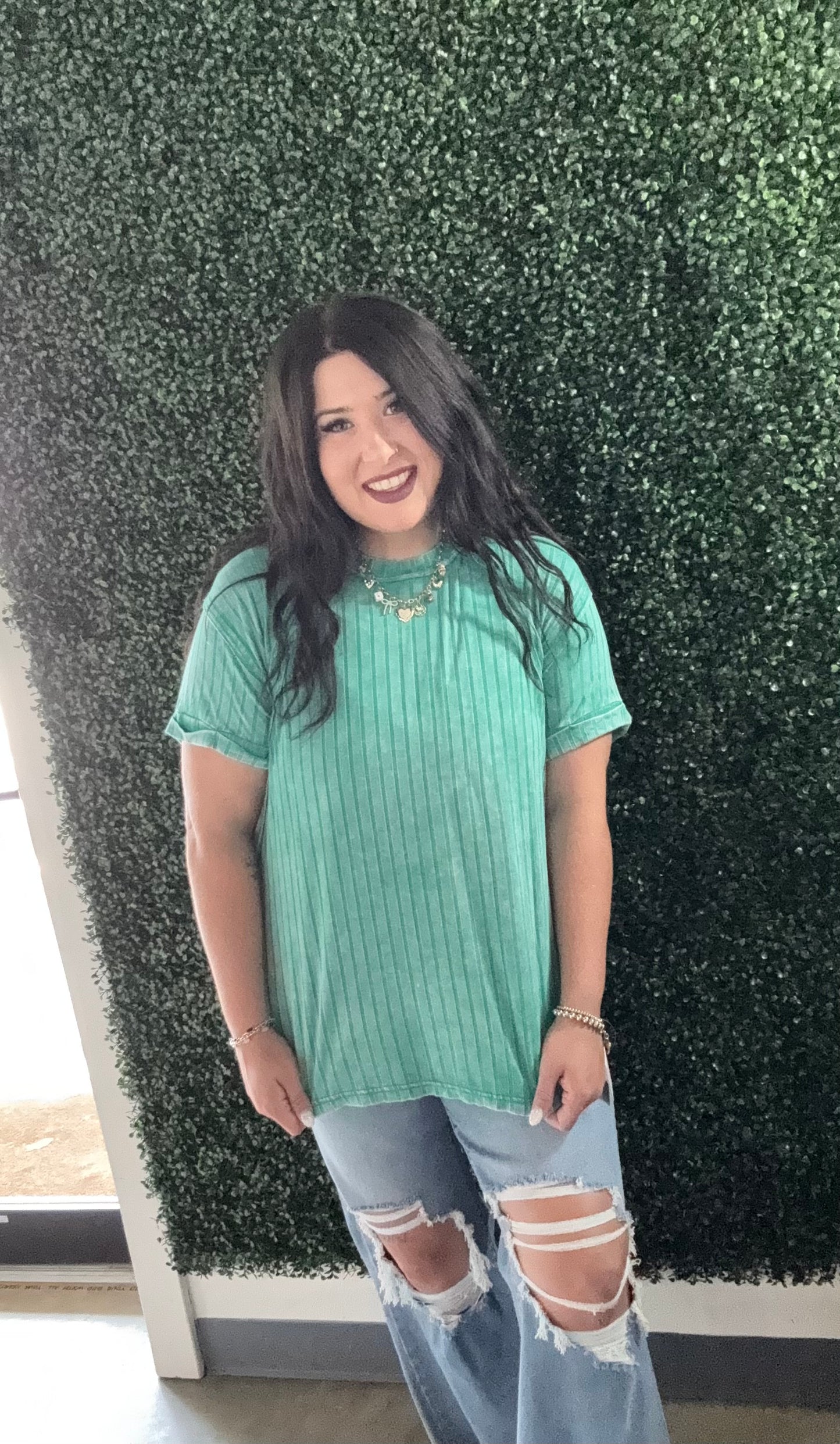 Zenana Ribbed Tee