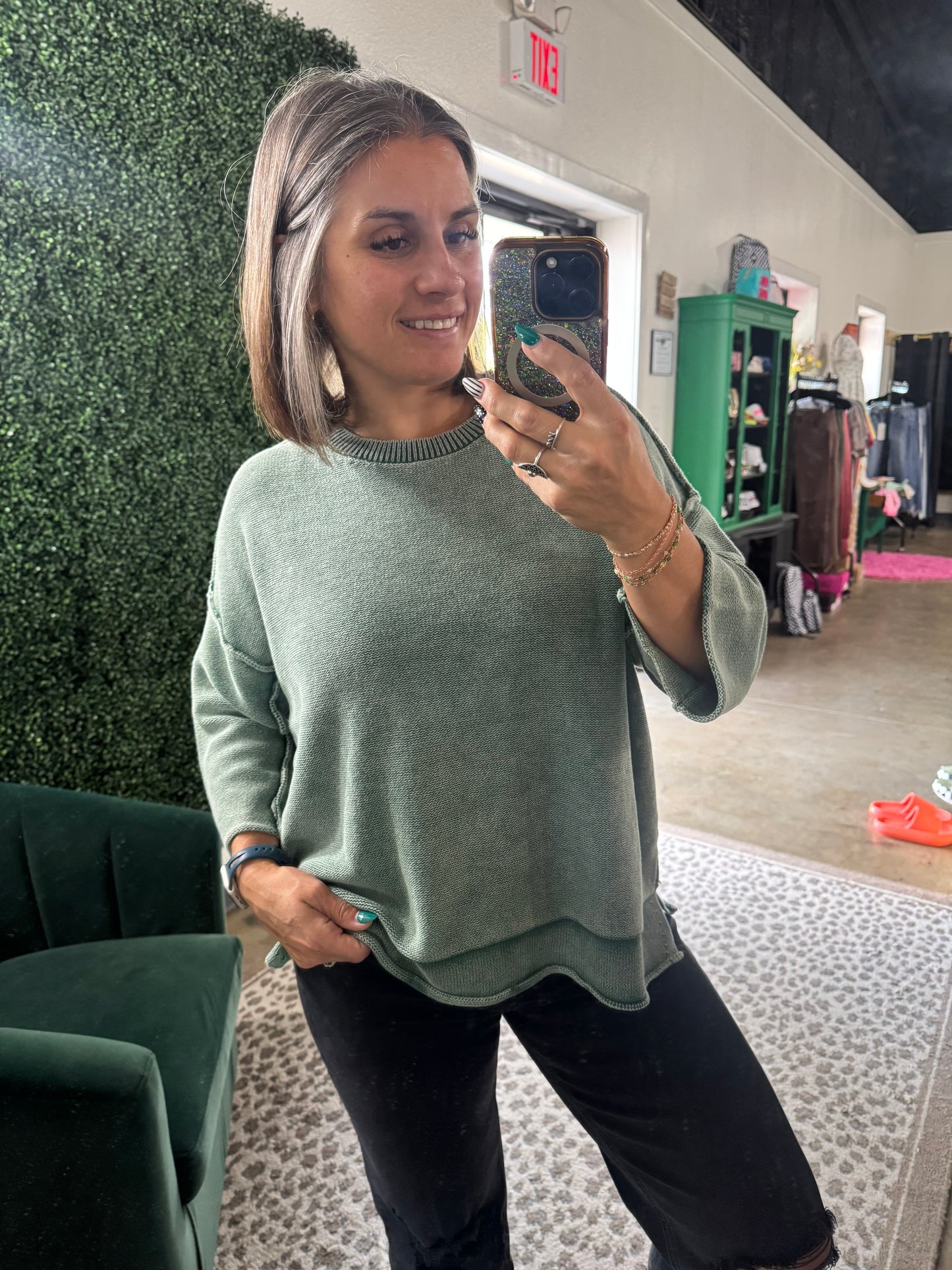 Addison Crop Sweater