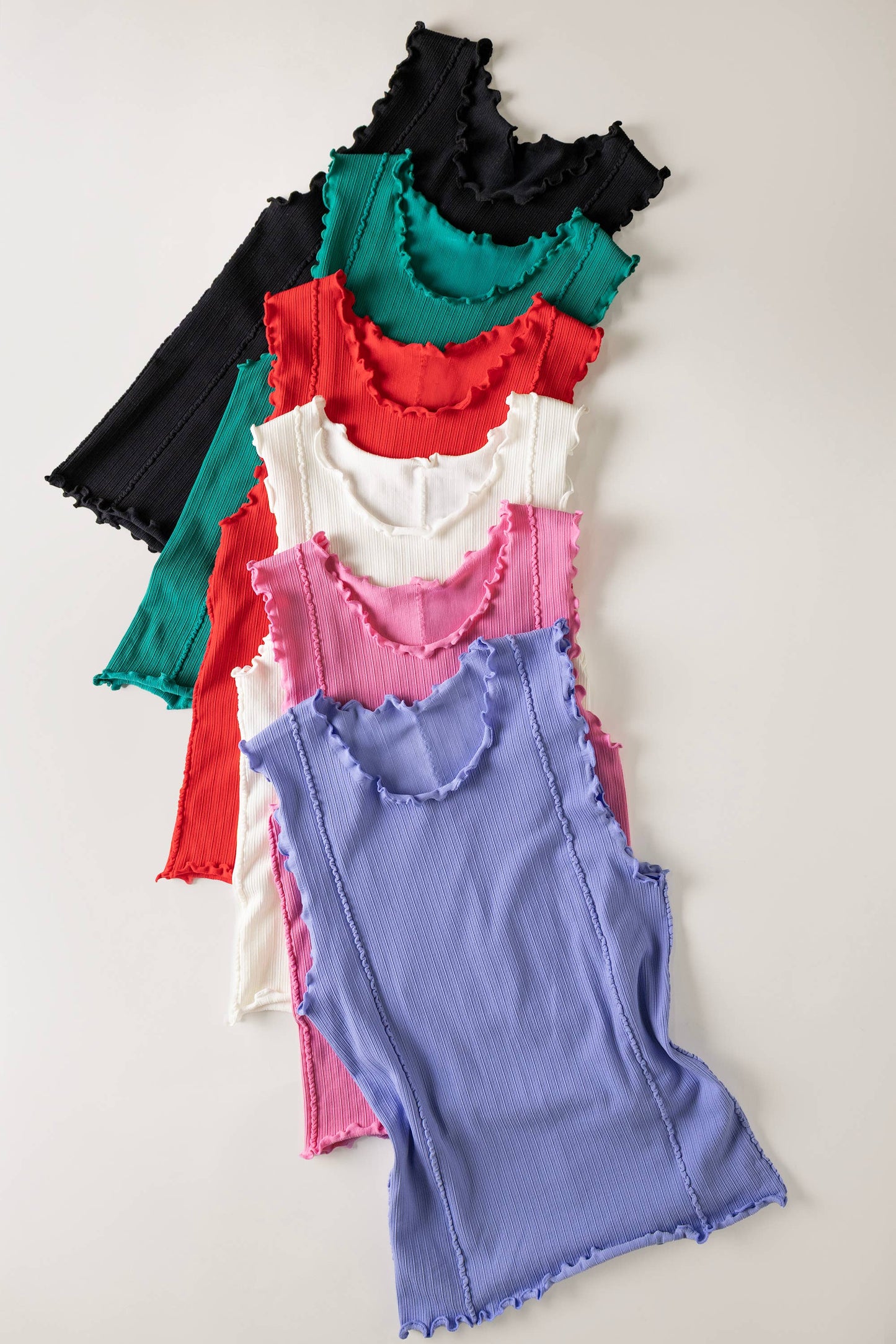 Scallop Fitted Tank