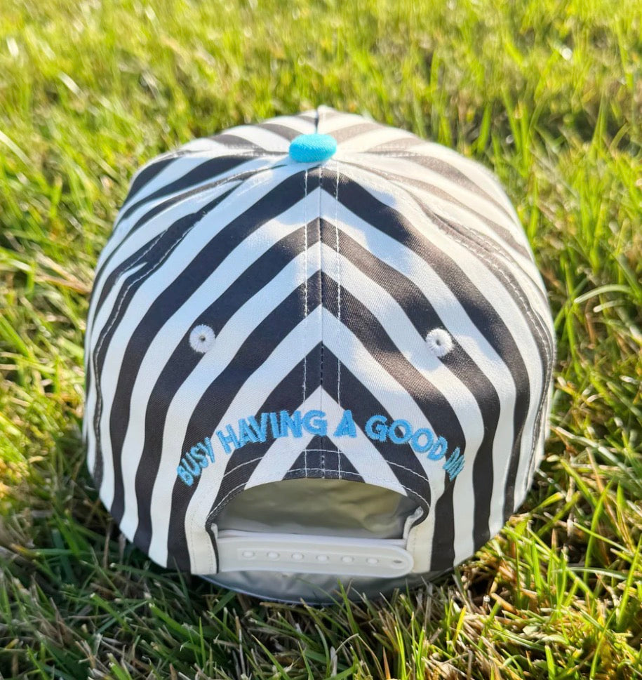 Good Day Striped Smiley Hat