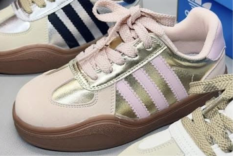 Pink Gold Adidas