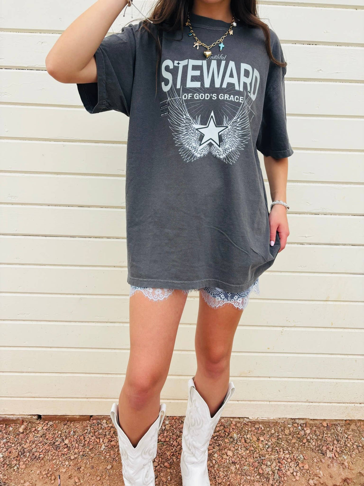 Steward of gods grace comfort colors tee shirt