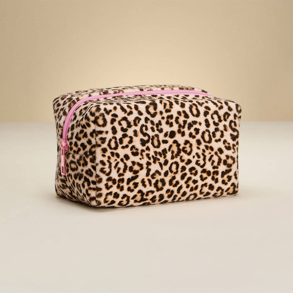 Leopard Print Cosmetic Pouch/Organizer