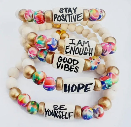 Affirmation Beaded Bracelets