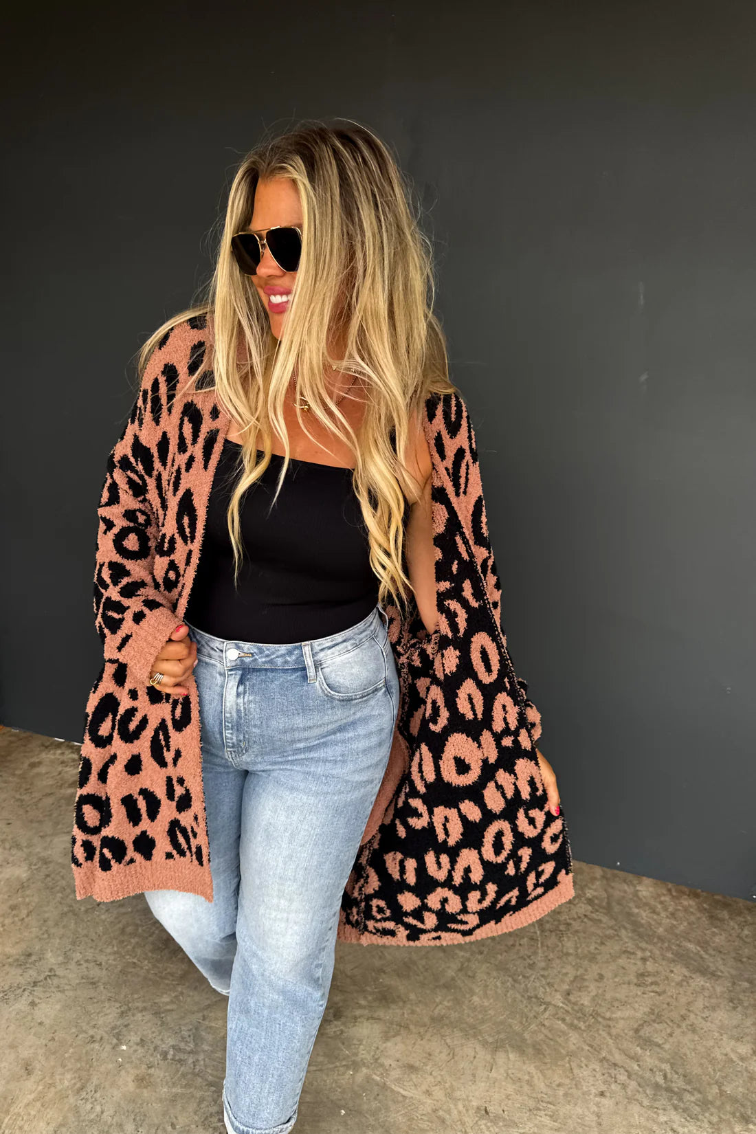BLAKELEY Cheetah Cloud Cardigan