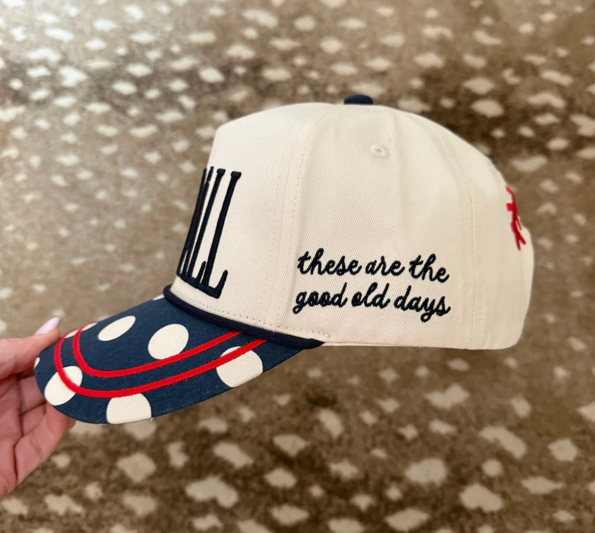 BASEBALL Polkadot Hat