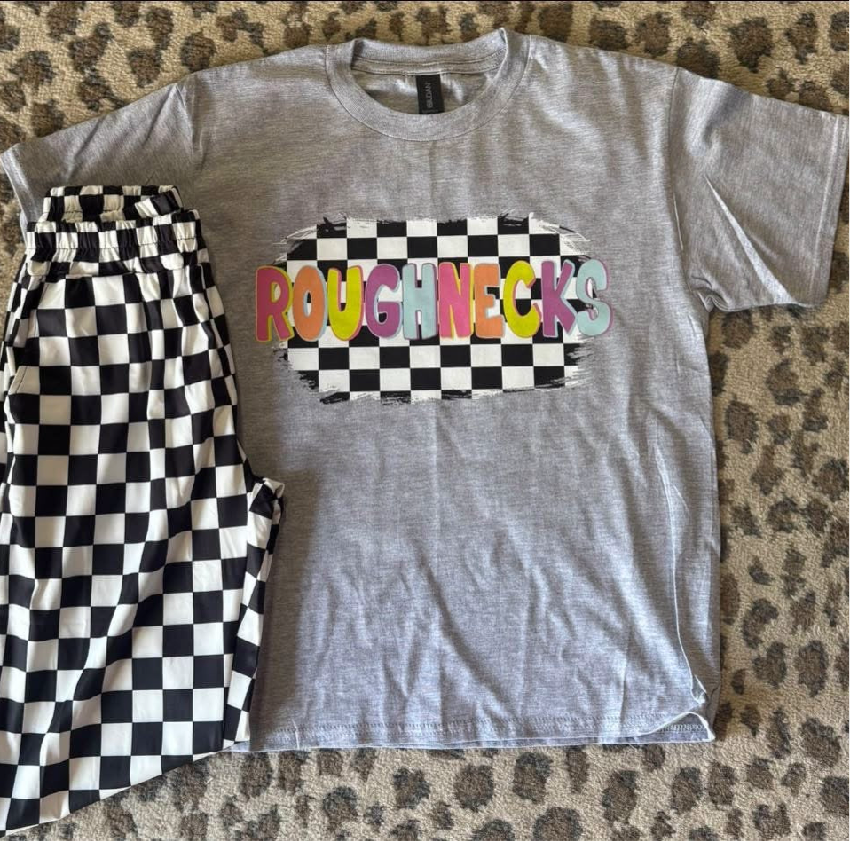 Roughnecks Checkered Tee - Youth