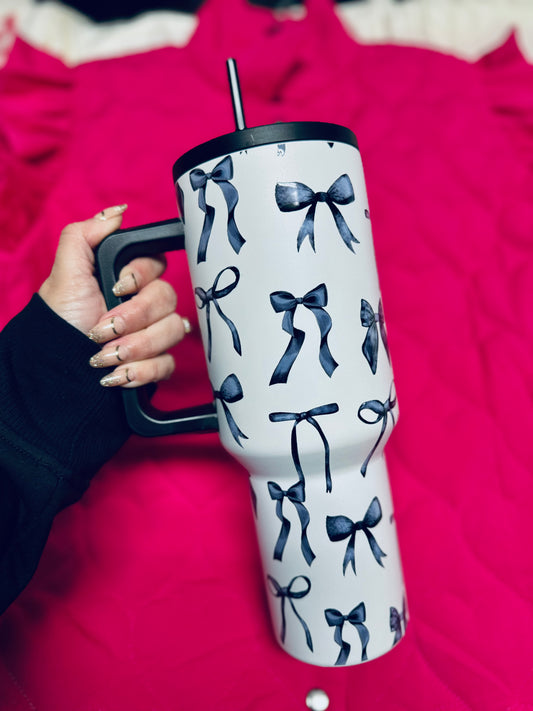Midnight Bow Tumbler