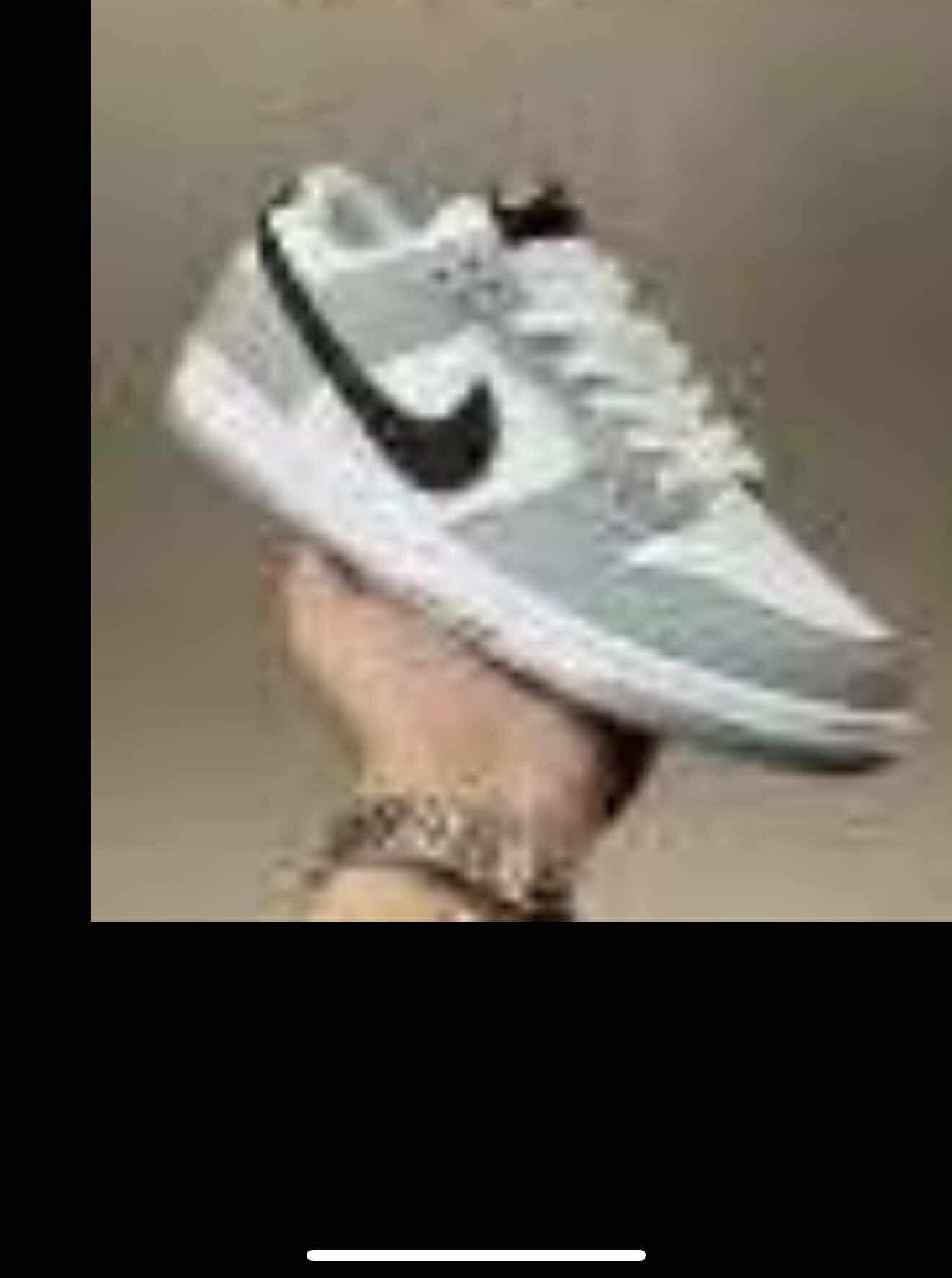 Gray Black White Sneakers