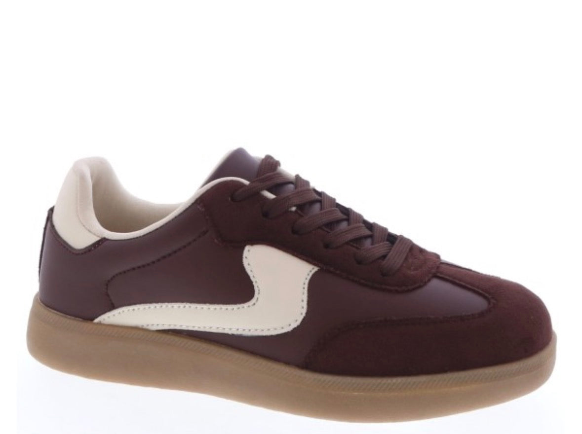 Brown Retro Sneaker