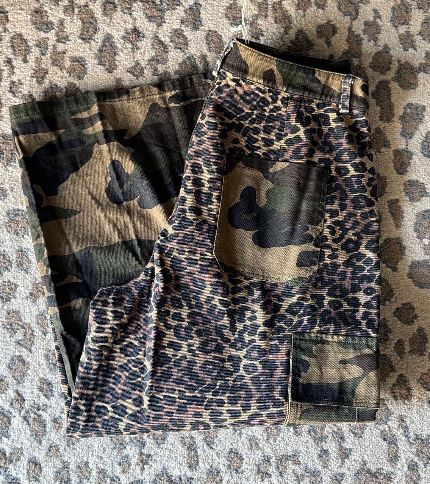 Bibi Camo Leopard Pants