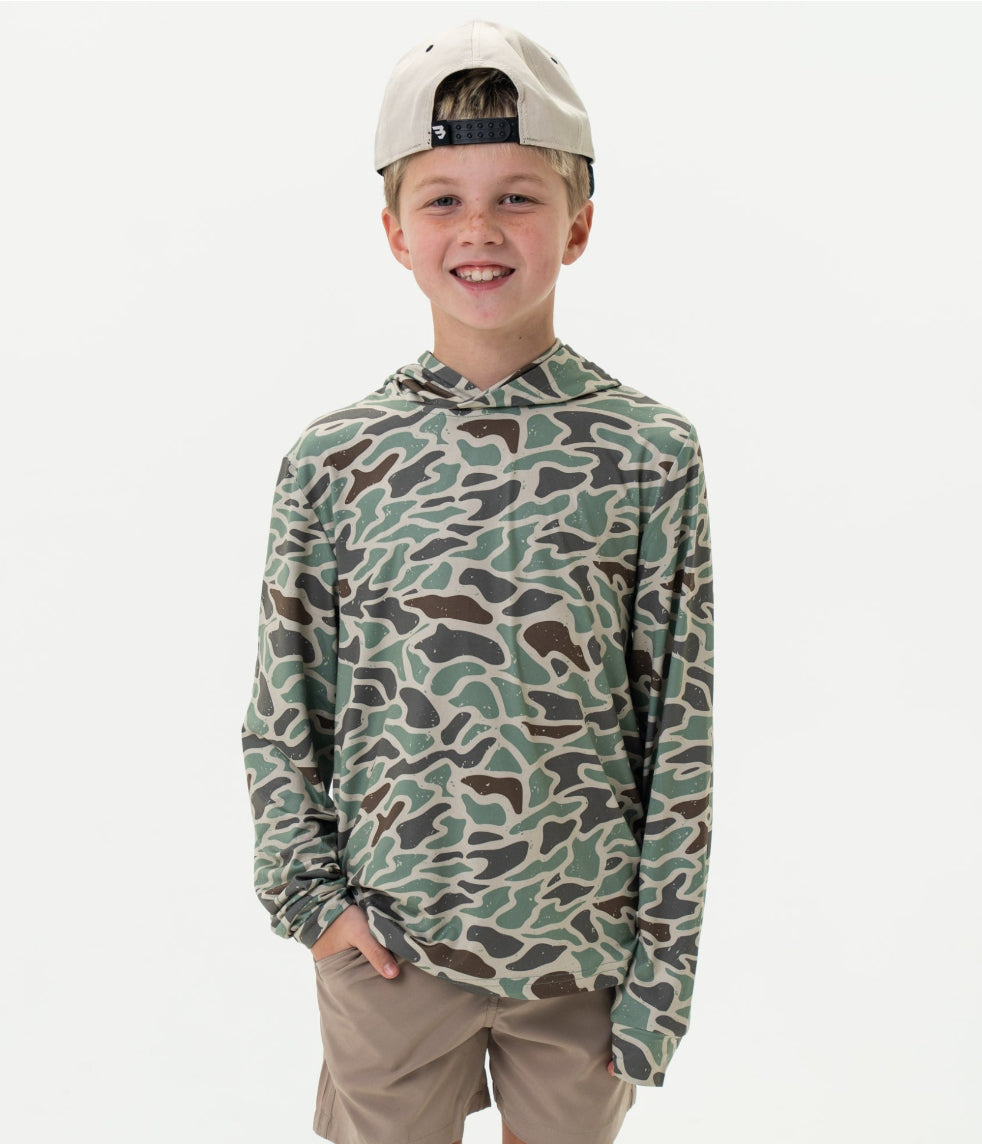 Burlebo Camo Hoodie - Youth