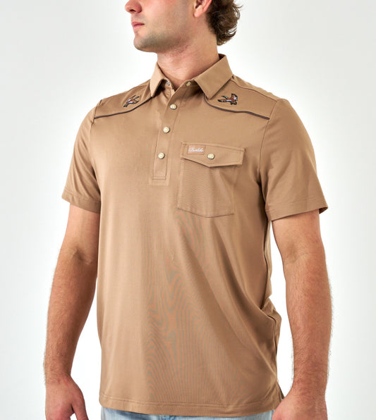 Burlebo Pearl Snap Polo