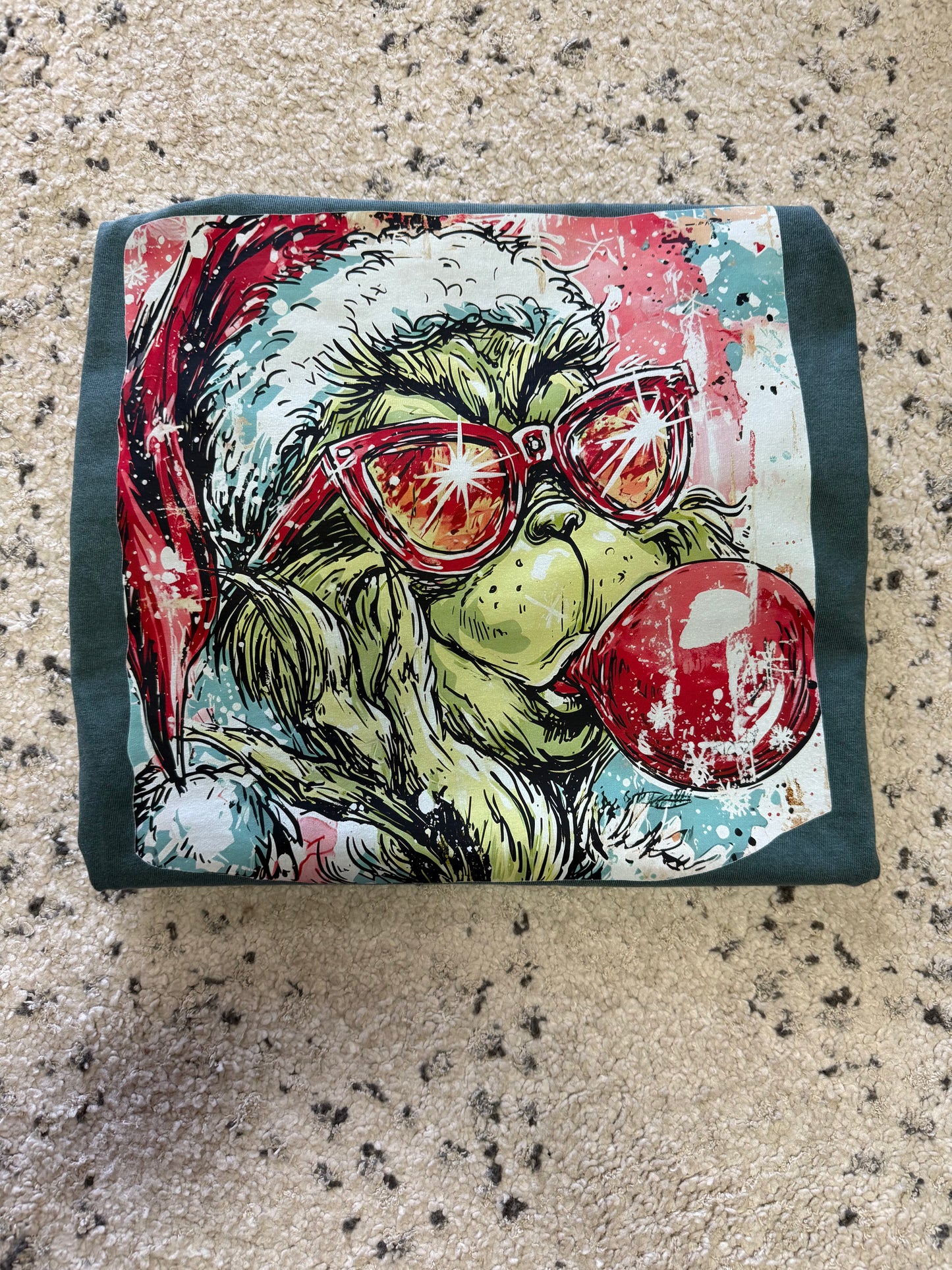 Red Bubble Grinch Tee