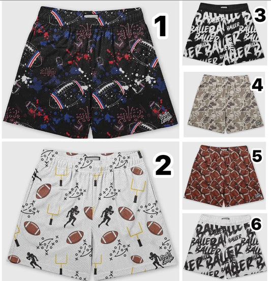 Youth Football Mesh Shorts