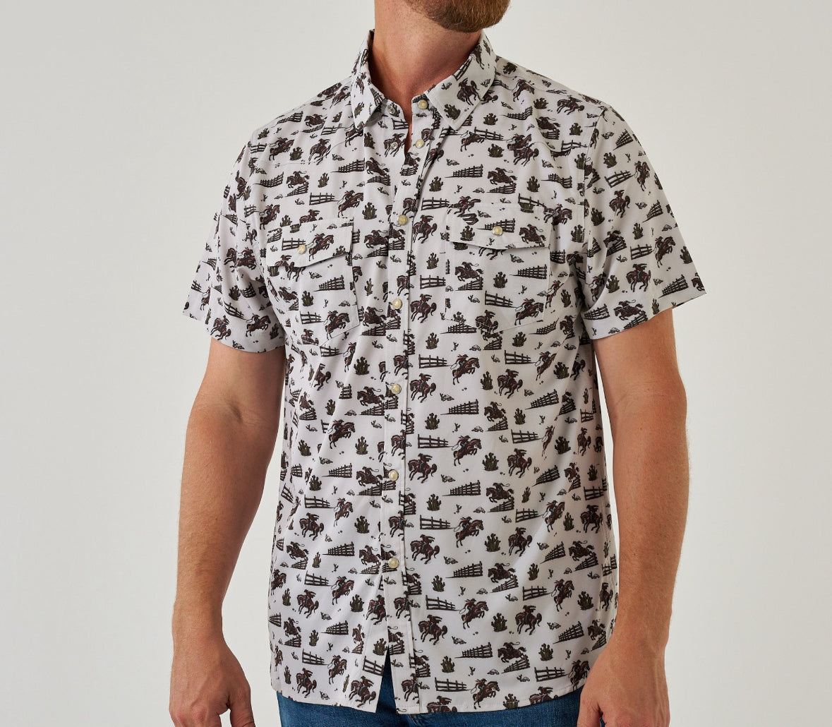 Burlebo Men’s Western Button Up