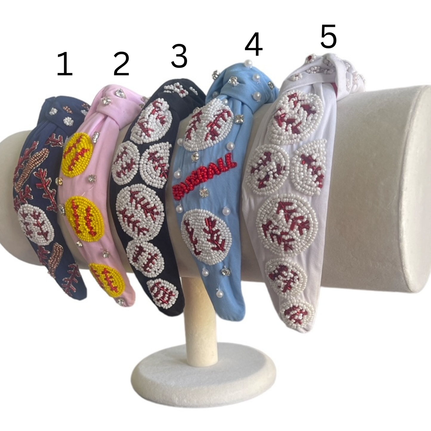 Sports Headbands, Baseball, Tennis, Basketball, Beaded