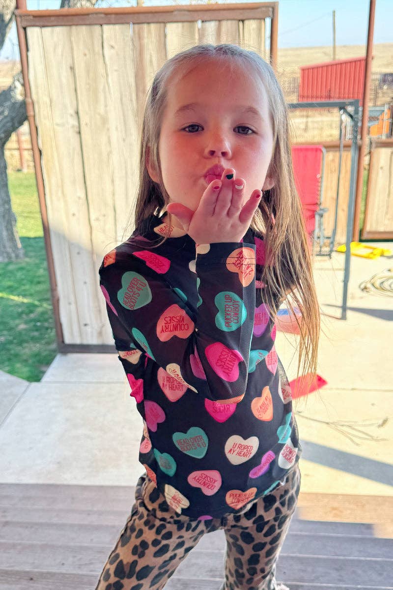 Sweetheart Mesh Top - KIDS