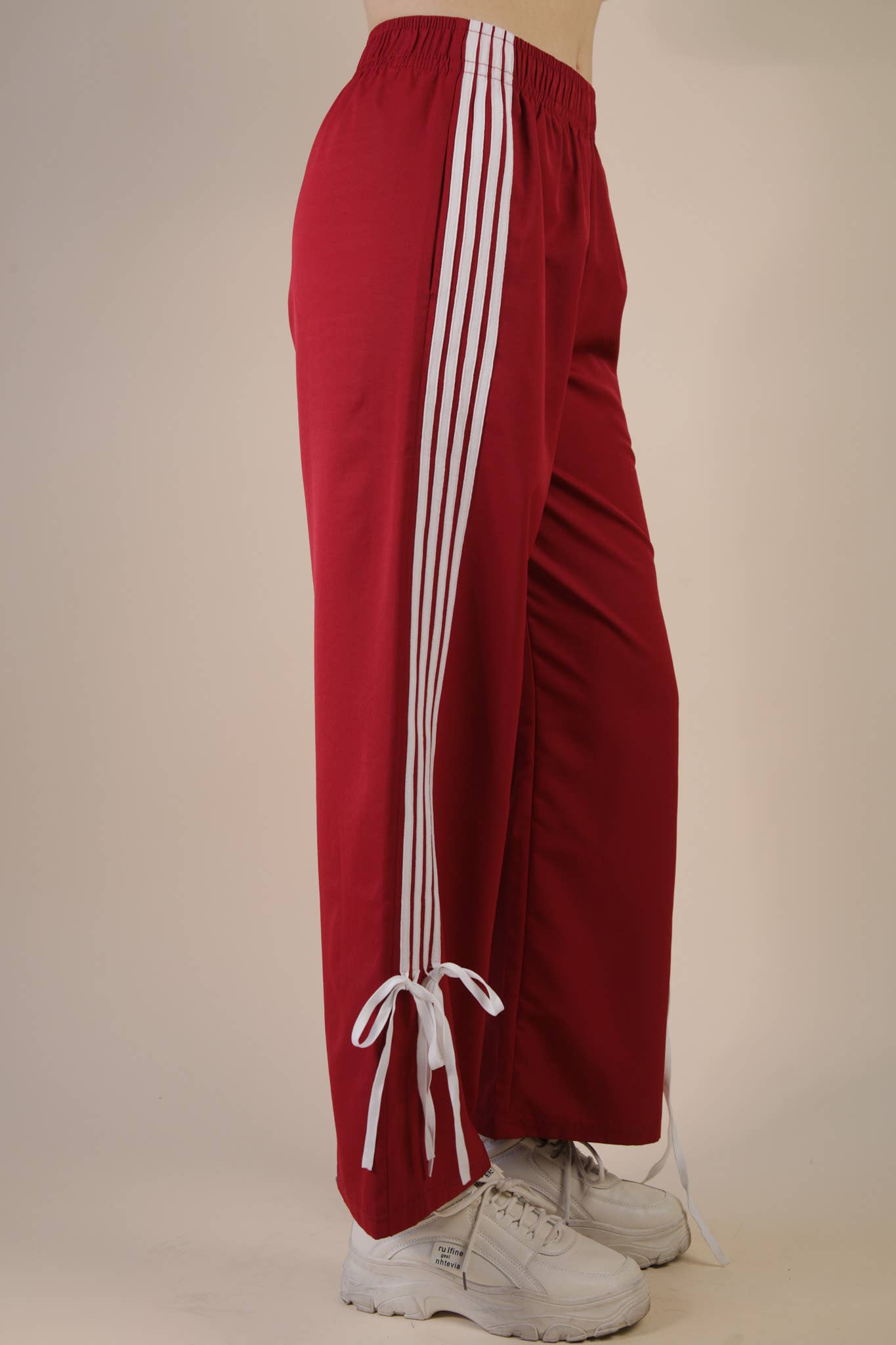 Side Ribbon Jersey Pants