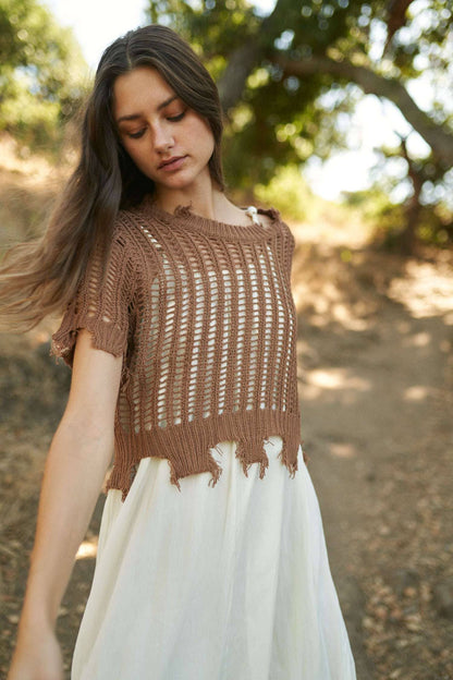 Crochet Cover Up Top