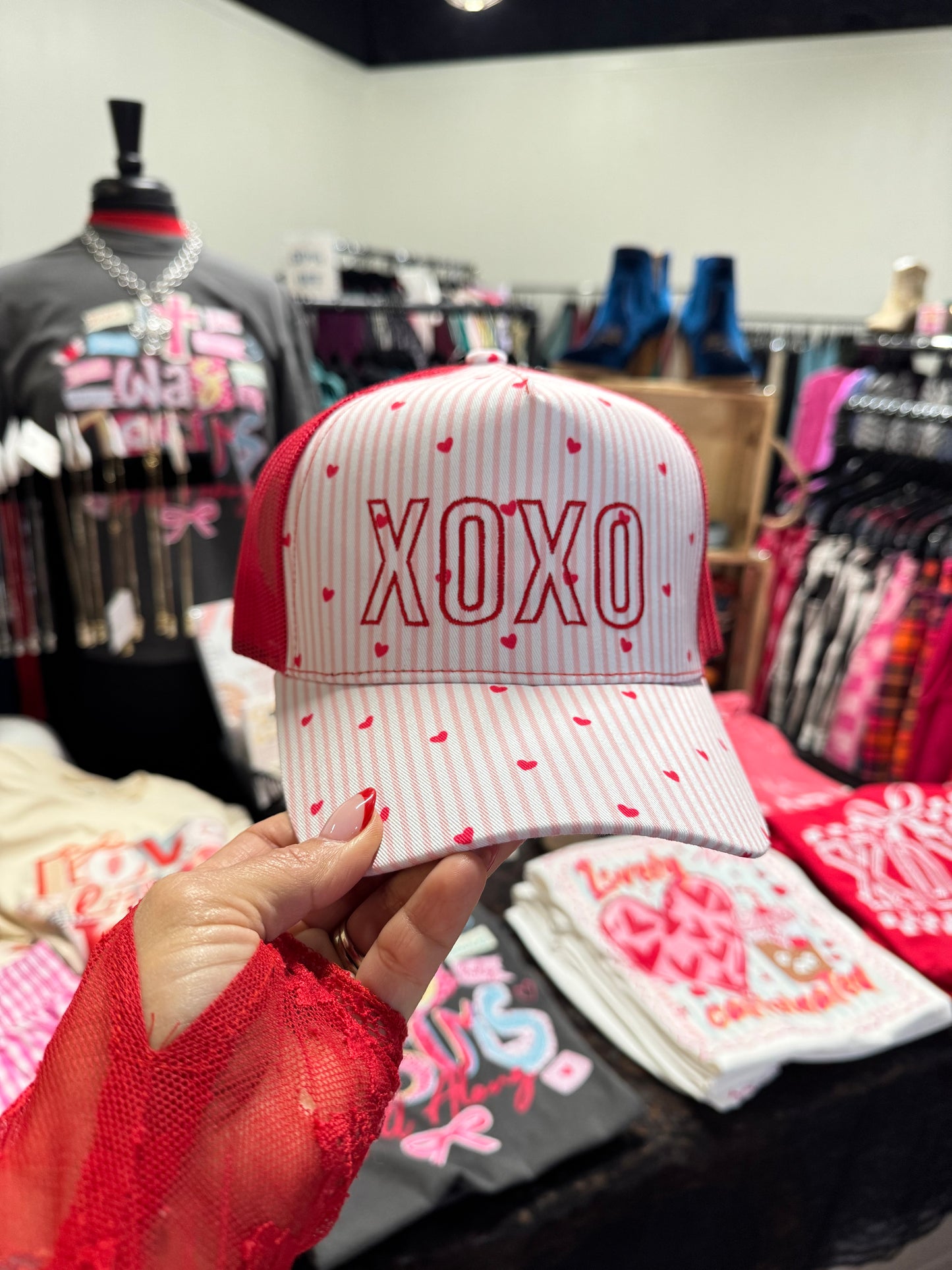 Tiny Heart XOXO Hat