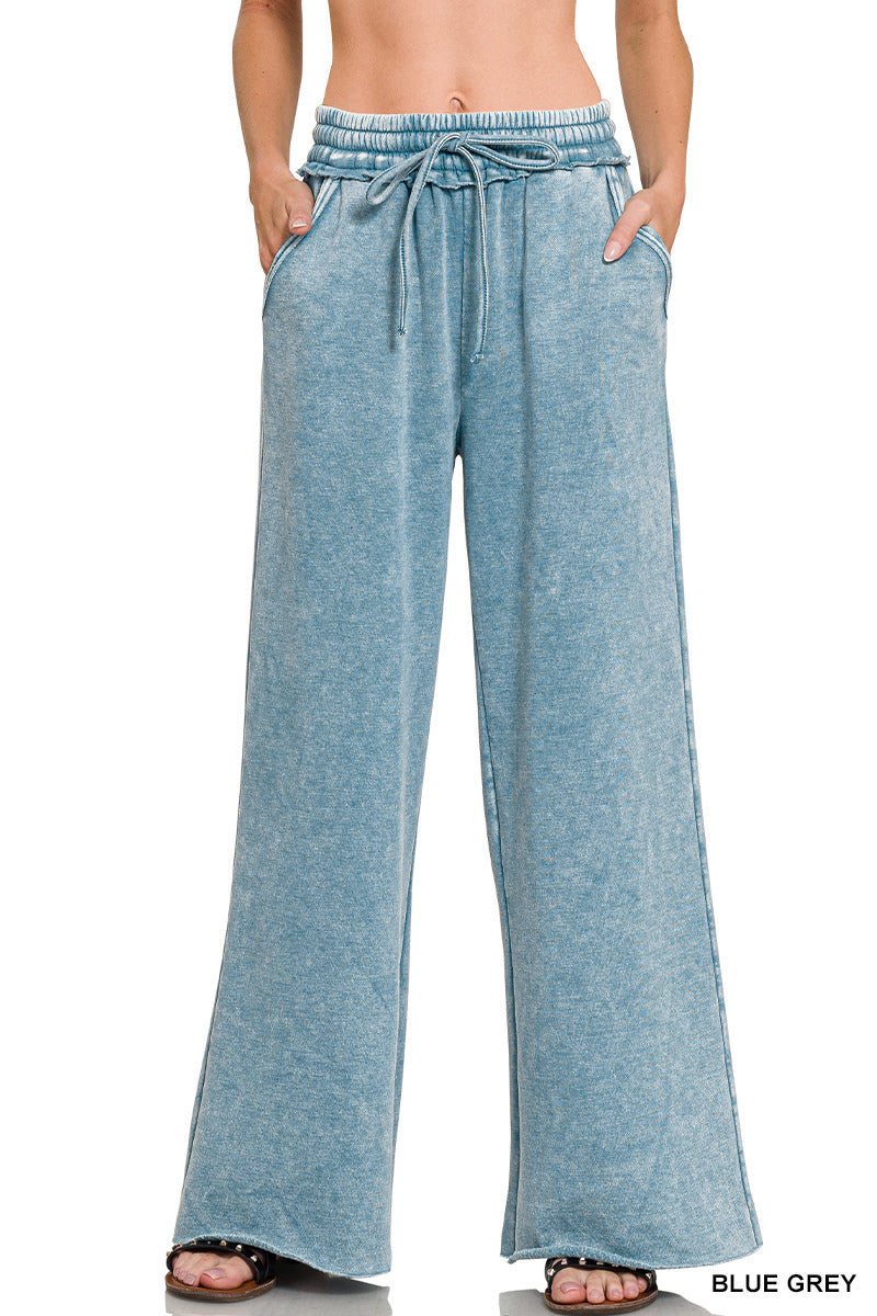 Zenana Wide Leg Sweatpants