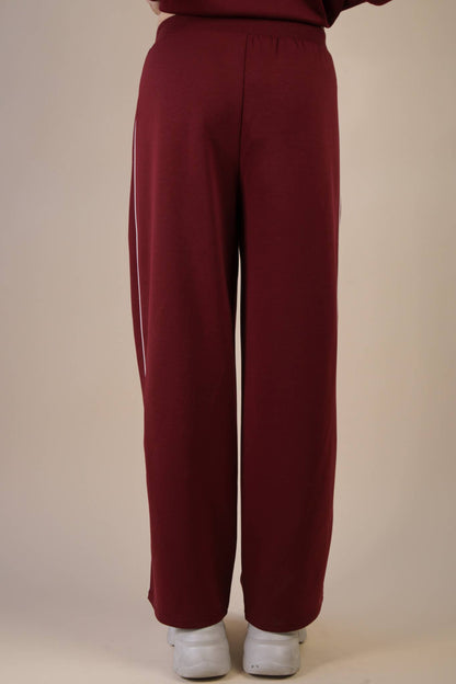 Wide Leg Scuba Sweat Pants