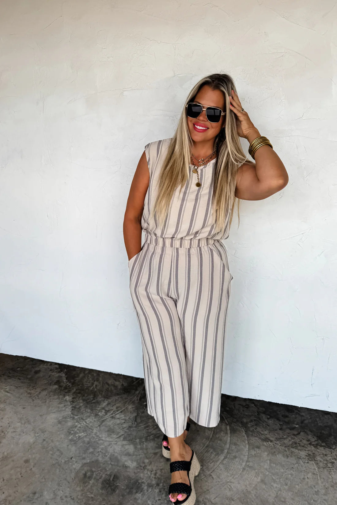 Calabasas Crop Pants Set