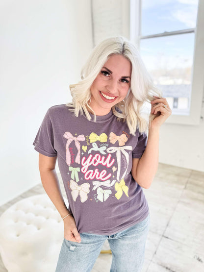 You Are Colorful Bows Graphic Tee