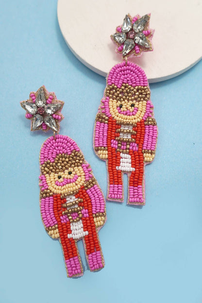 Nutcracker Beaded Earrings