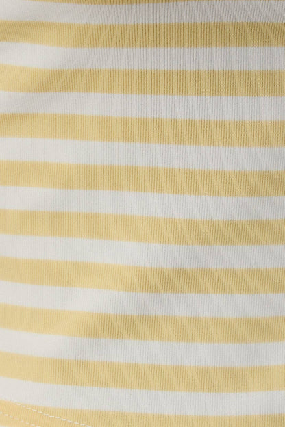 HIGH NECK STRIPE TOP