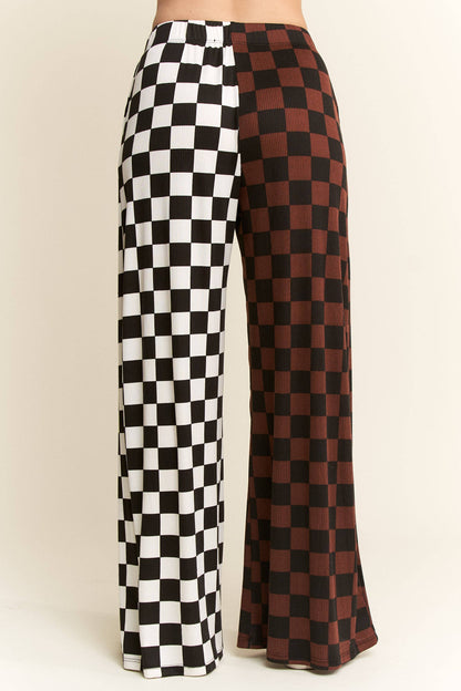 SPLIT DECISION CHECKERED PANTS