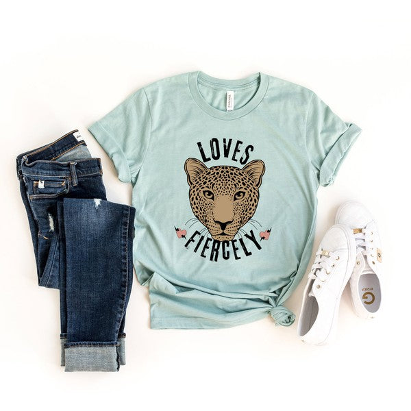 Loved Fiercely Short Sleeve Graphic Tee