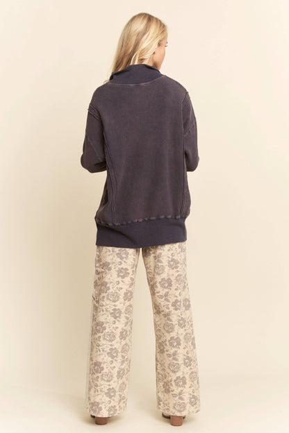 FLORAL PATCHWORK PANTS