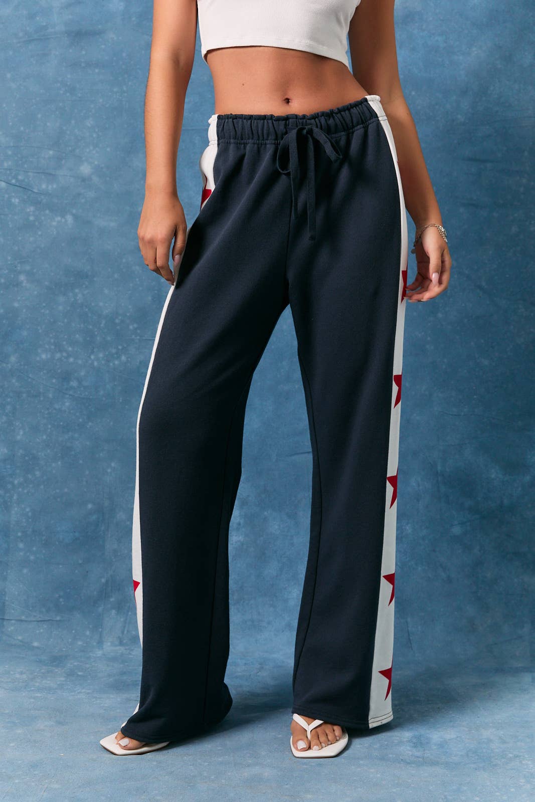 STARS WIDE LEG PANTS